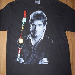 vintage 86 huey lewis and the news band t